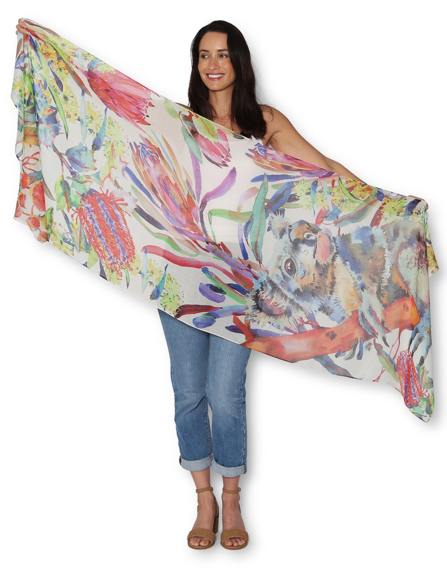 The Artists Label - Viscose Scarf Koala