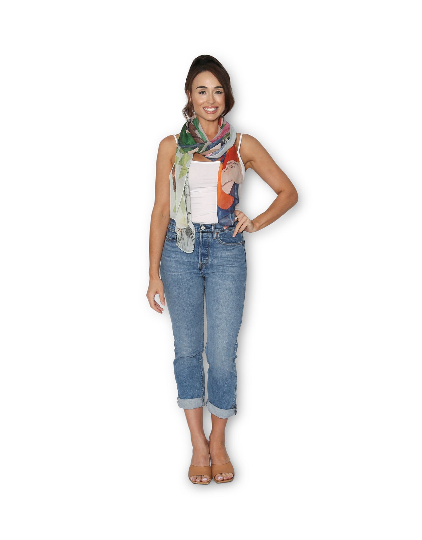 The Artists Label - Viscose Scarf Slice of Life