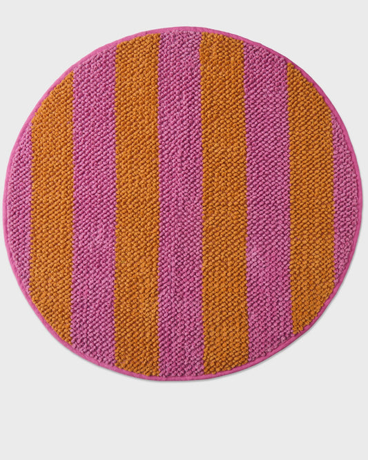Kip & Co - Fun Times Stripe Round Bath Mat
