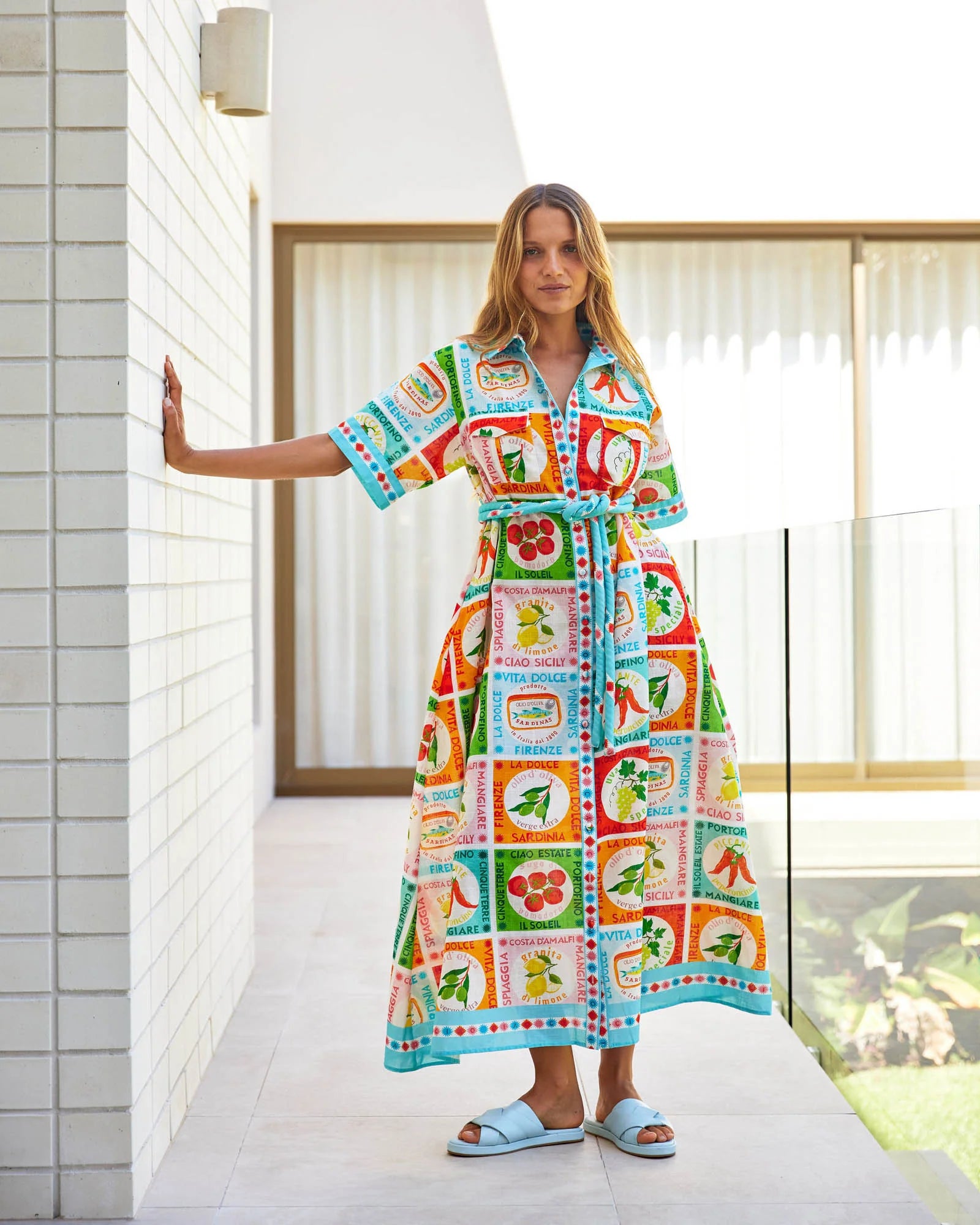 Walnut - Cannes Dress / Ciao Sicily - The Ivy Room Adelaide