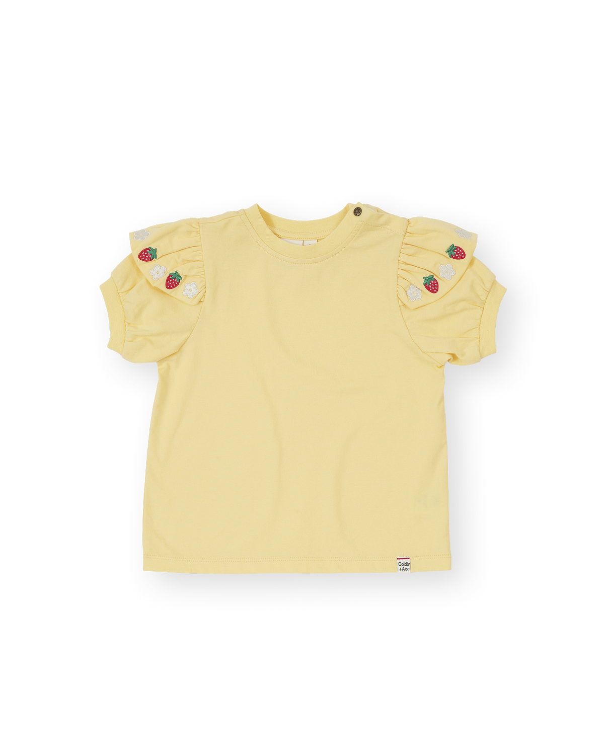 Goldie + Ace - Flounce Shoulder Top | Strawberry