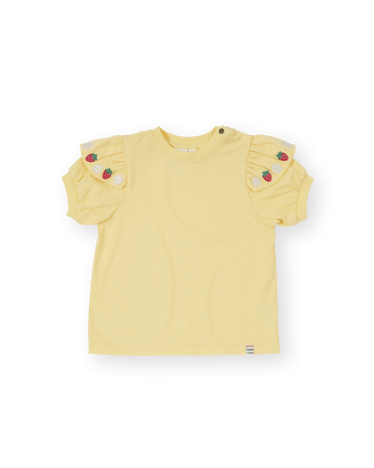 Goldie + Ace - Flounce Shoulder Top | Strawberry