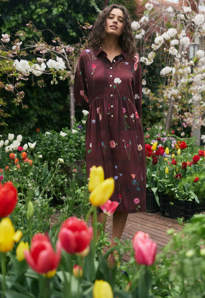 Nancybird - Alla Dress Bloom Tile
