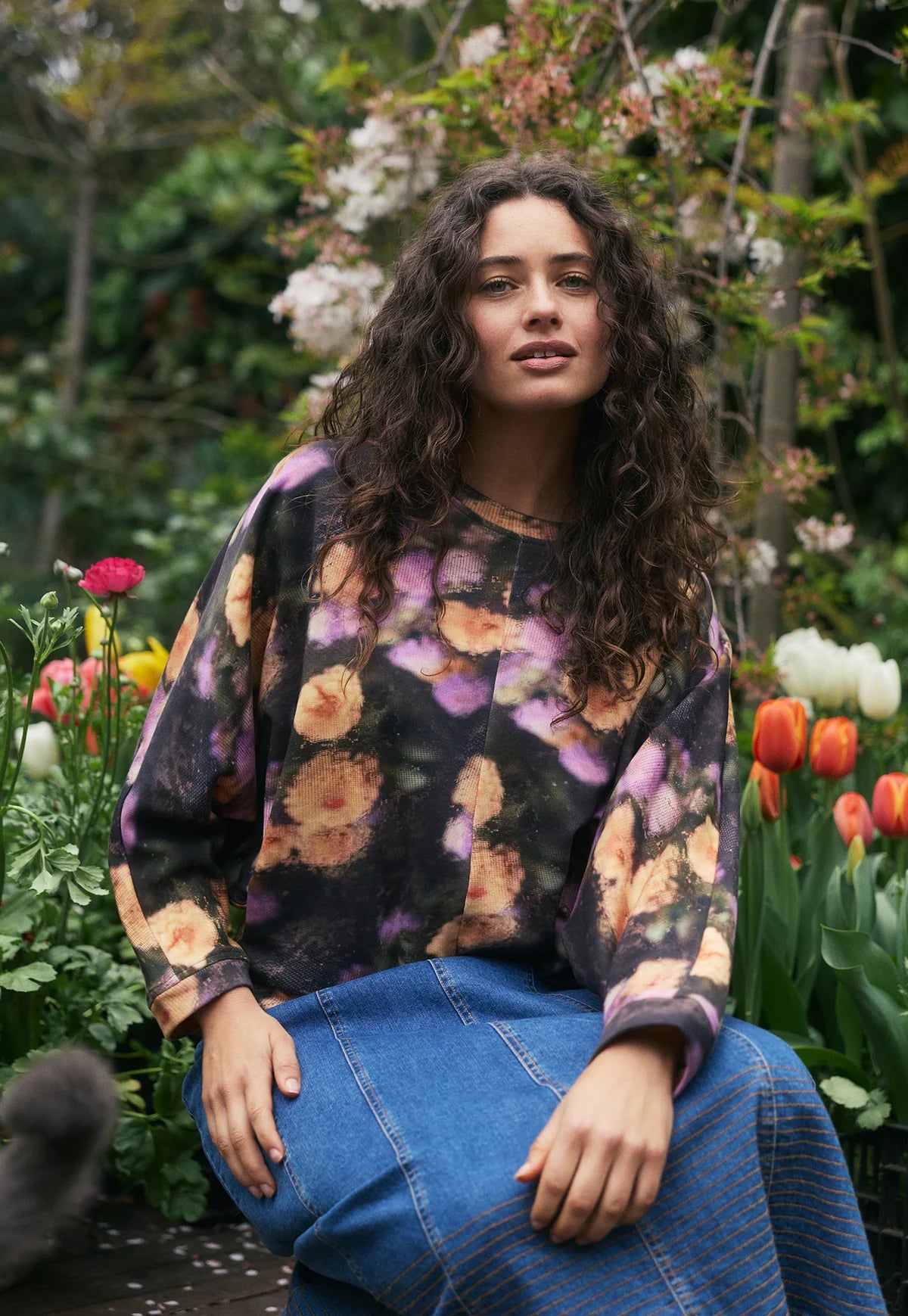 Nancybird - Dahlia Batwing Rain Floral