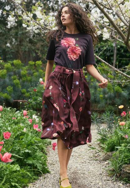 Nancybird - Porcelain Tie Skirt Bloom Tile
