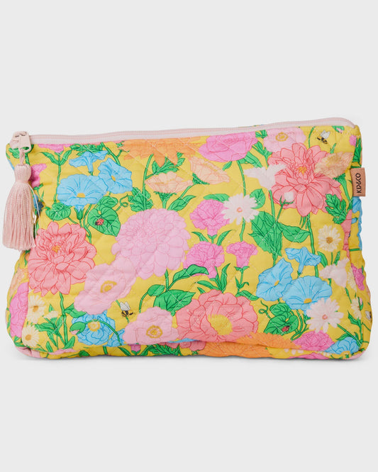Kip & Co - Follow the Sun Quilted Cotton Toiletry Purse