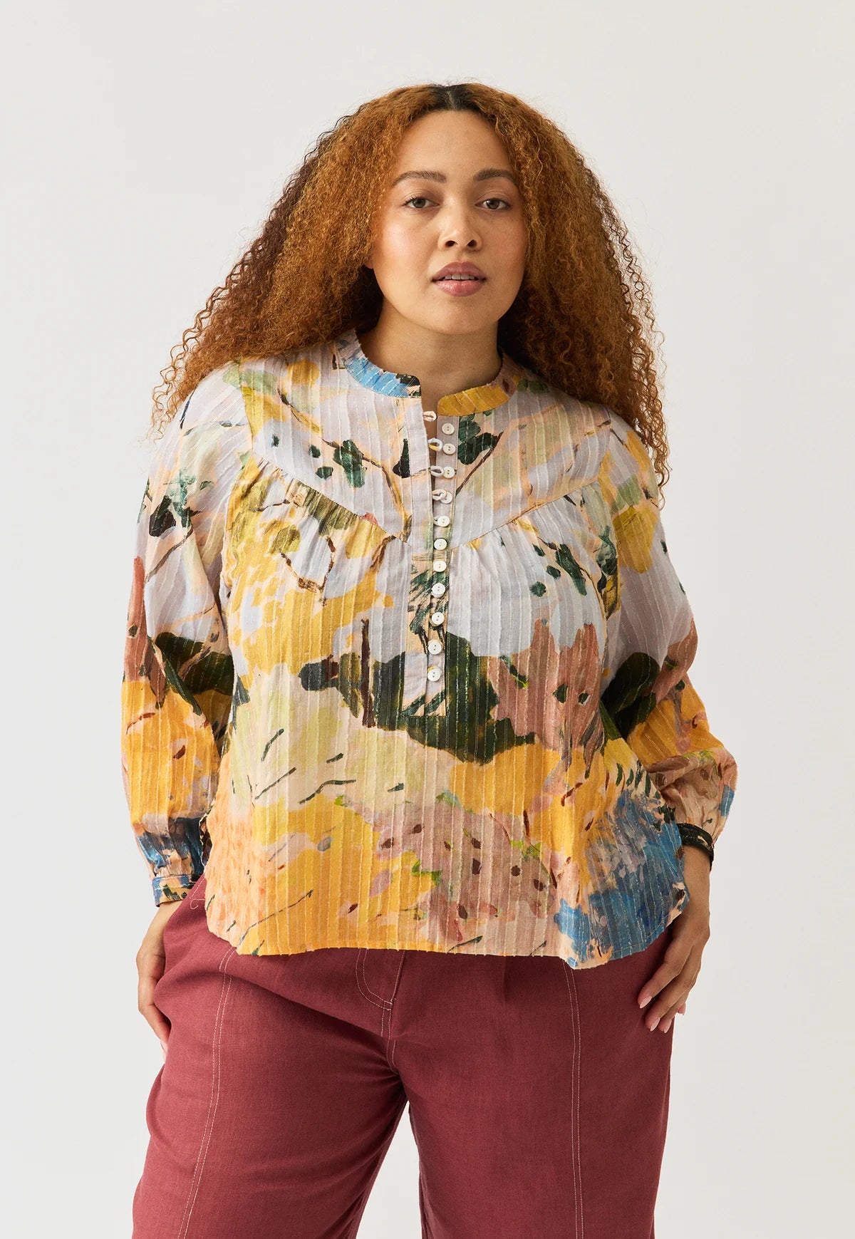 Nancybird - Sierra Long Sleeve Blouse