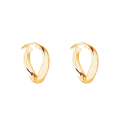 Najo - 19mm Wavy Hoop - The Ivy Room Adelaide