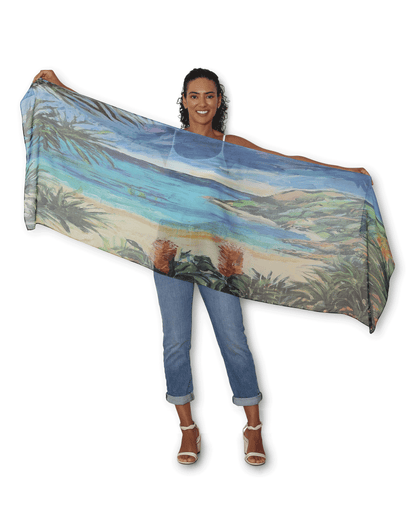 The Artist Label - Viscose Scarf Sunshine State - The Ivy Room Adelaide