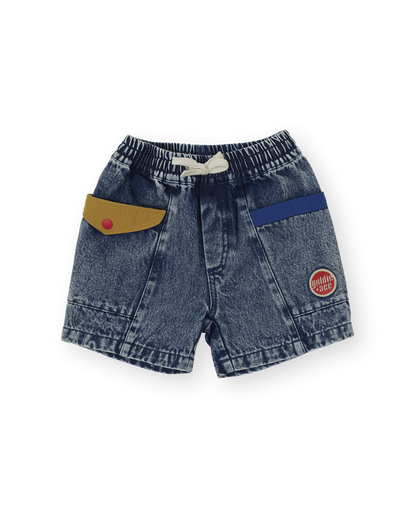 Goldie + Ace - Vintage Denim Short | Colour Block