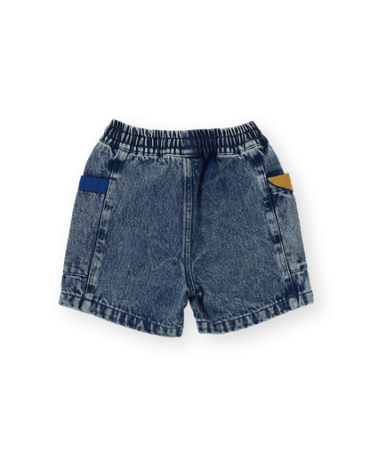 Goldie + Ace - Vintage Denim Short | Colour Block