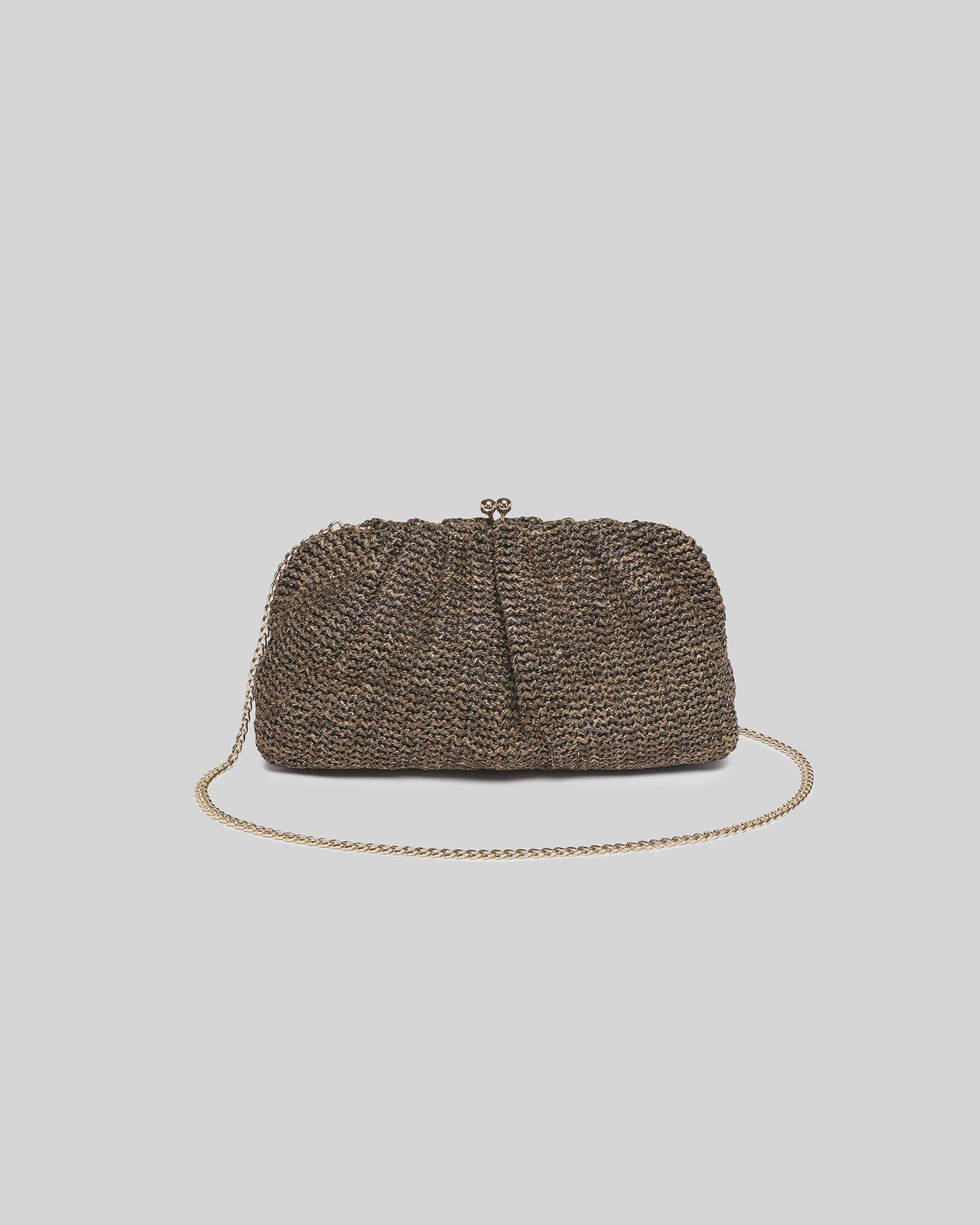 Louenhide - Goldie Raffia Clutch