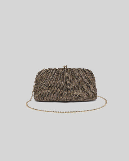 Louenhide - Goldie Raffia Clutch