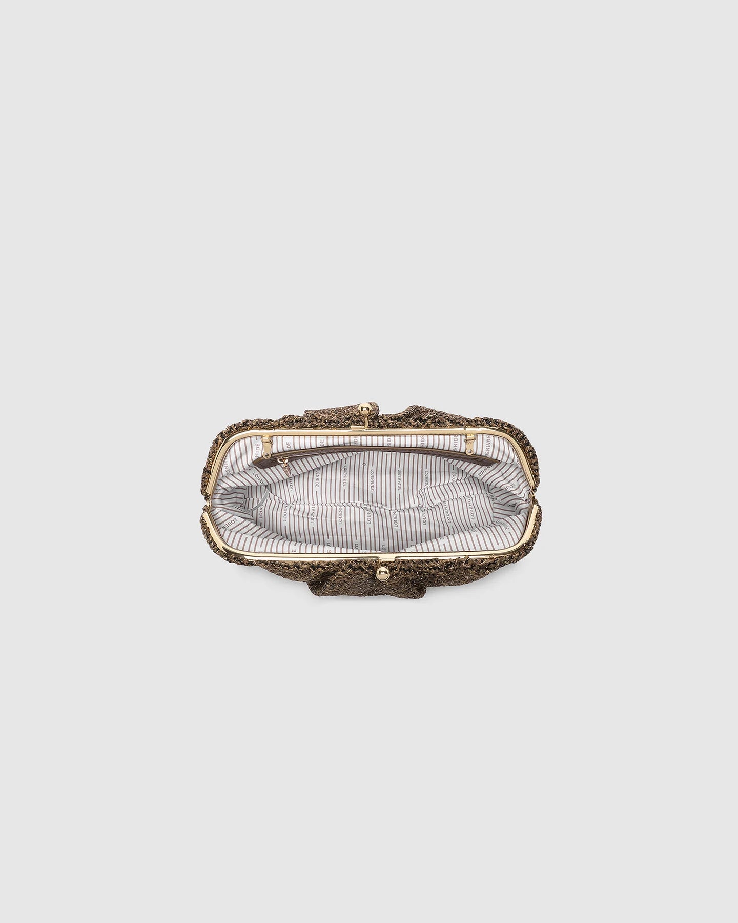 Louenhide - Goldie Raffia Clutch