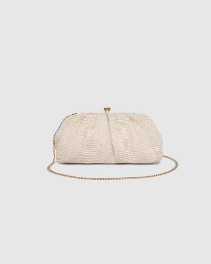 Louenhide - Goldie Raffia Clutch