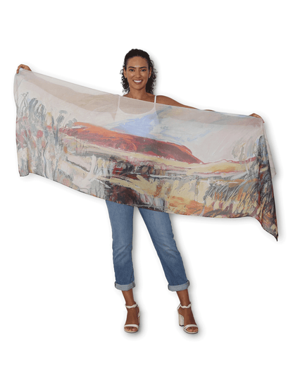 The Artist Label - Viscose Scarf Uluru - The Ivy Room Adelaide