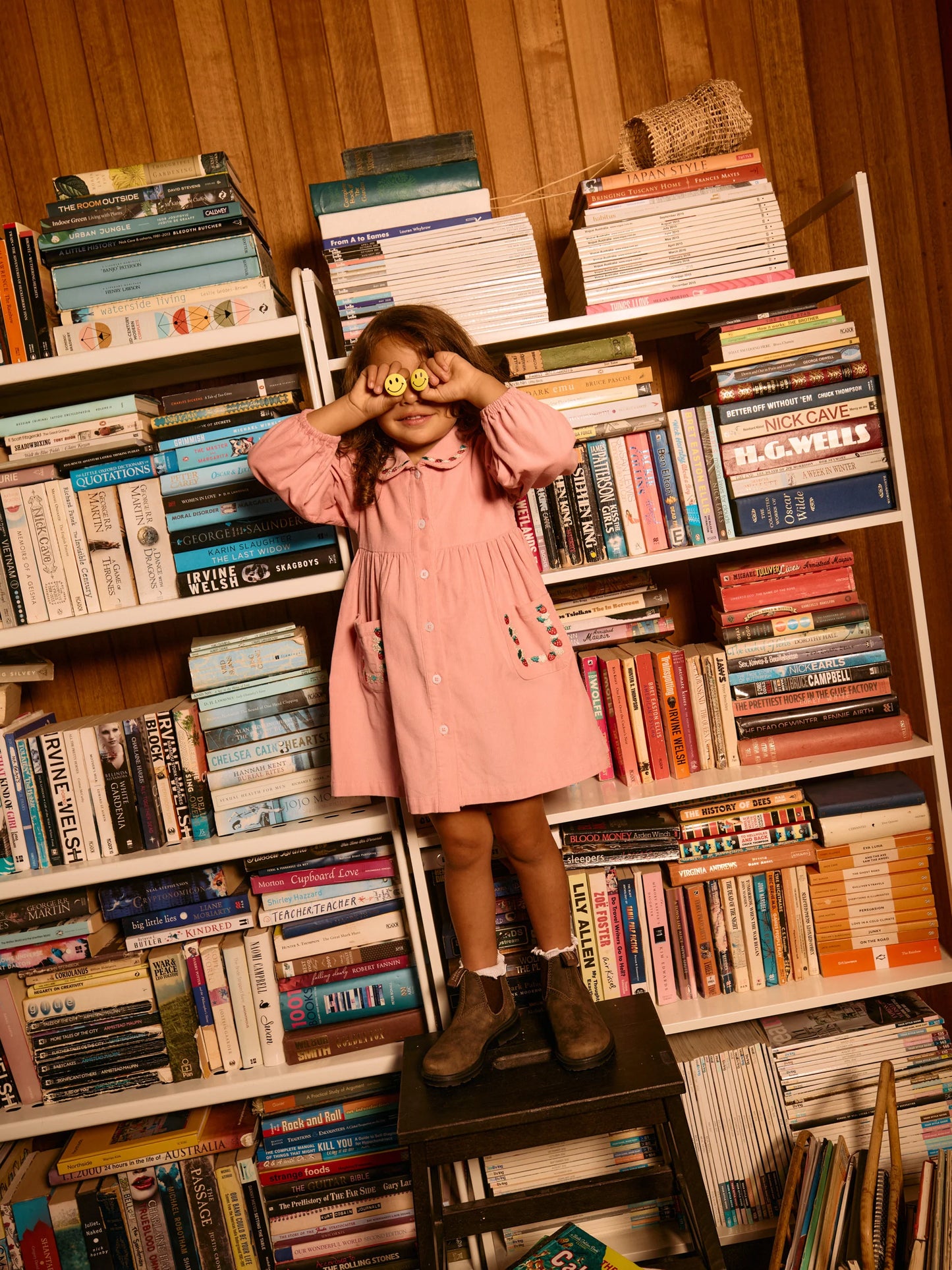 Goldie + Ace - Wild Strawberry Corduroy Dress