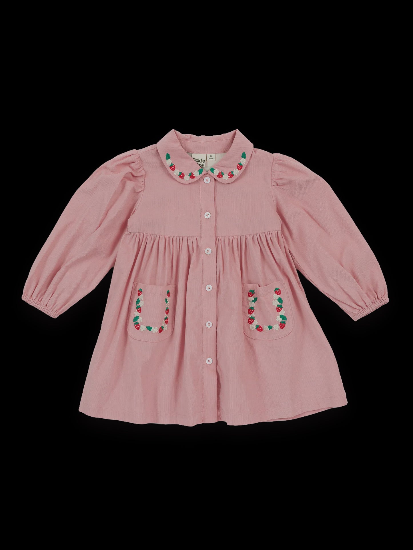 Goldie + Ace - Wild Strawberry Corduroy Dress