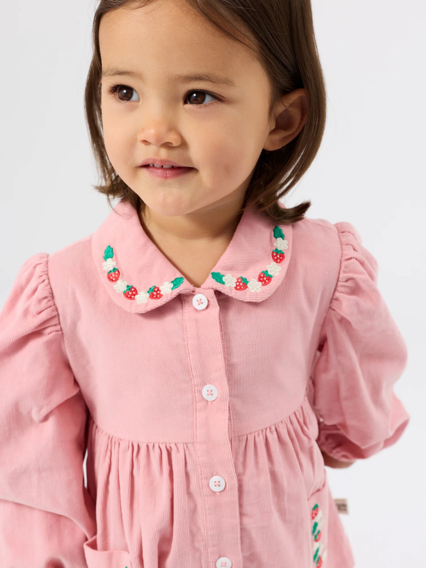 Goldie + Ace - Wild Strawberry Corduroy Dress