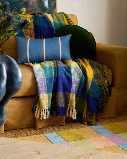 Kip & Co - Stripe Cushion Upholstery Rectangle Cushio - The Ivy Room Adelaide