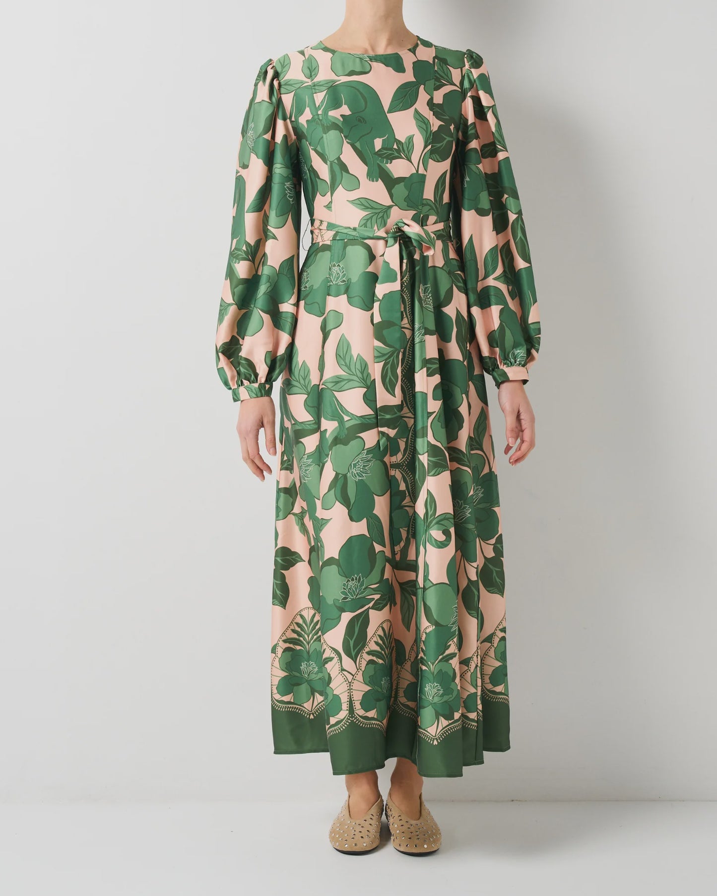 Walnut - Paris Dress, Jaguar Jungle