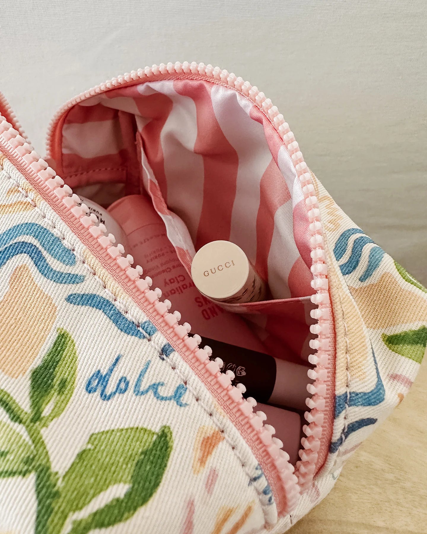 Louenhide - Bambi Makeup Bag / Lemon Print