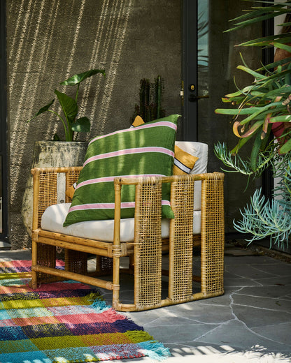Kip & Co - Catalina Stripe Upholstery Lounge Cushion