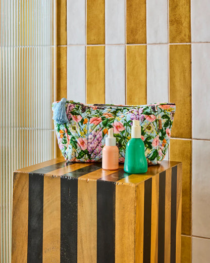 Kip & Co - Spring in the Air Velvet Toiletry Bag - The Ivy Room Adelaide
