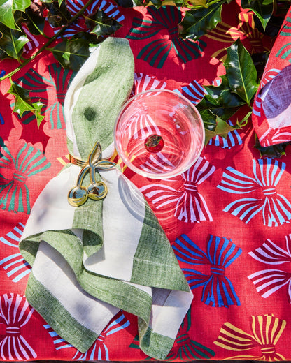Kip & Co - Cherry Pie Brass Napkin Ring