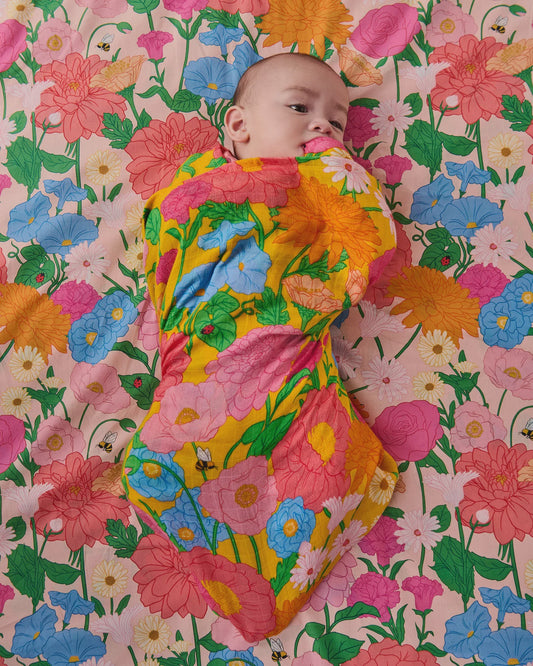 Kip & Co - Follow the Sun Yellow Bamboo Swaddle