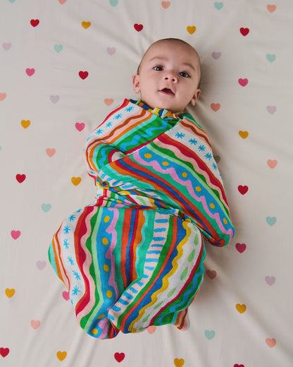 Kip & Co - Beach Patterns Bamboo Swaddle