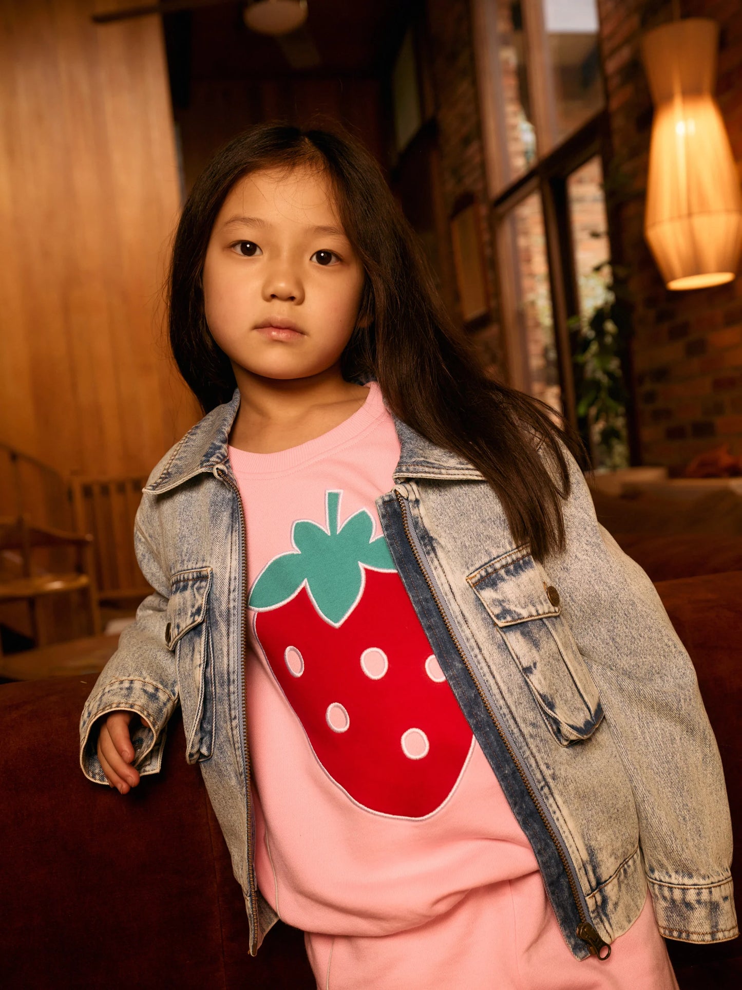 Goldie + Ace - Jumbo Strawberry Sweater