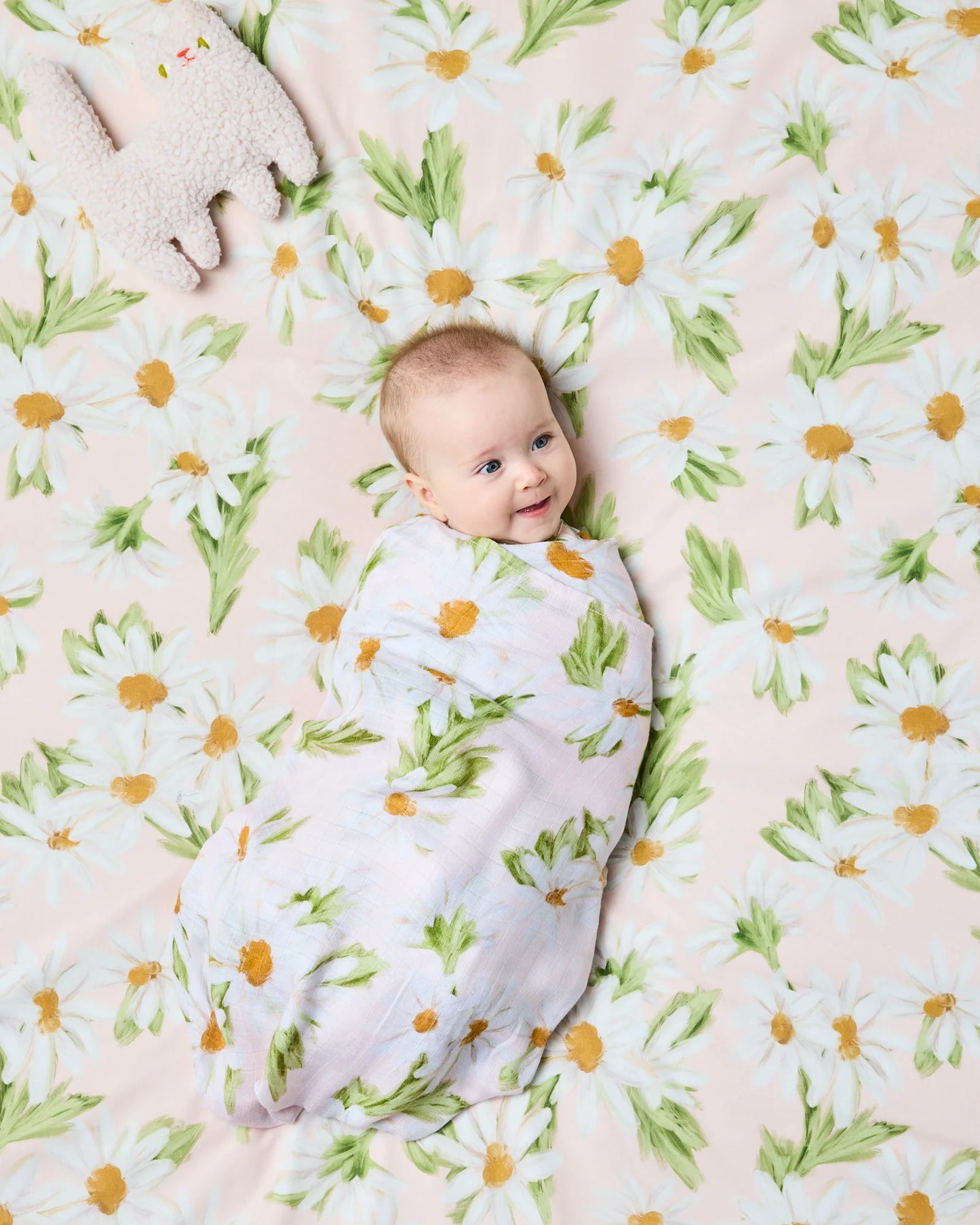 Kip & Co - Sweet Daisy Bamboo Swaddle - The Ivy Room Adelaide