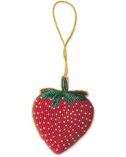 Kip & Co - Christmas Decoration Strawberry - The Ivy Room Adelaide