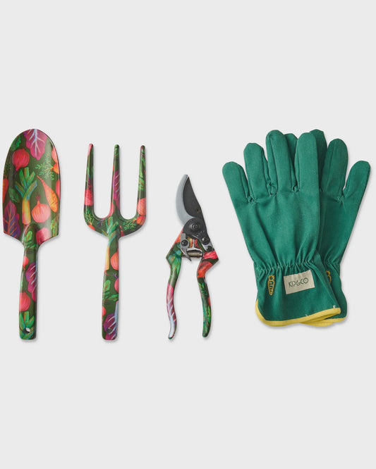 Kip & Co - Veggie Soup Garden Tools and Gloves Set