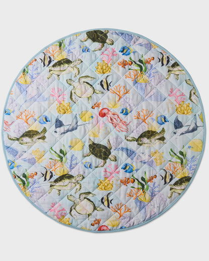 Kip & Co - Reef Life Quilted Baby Play Mat