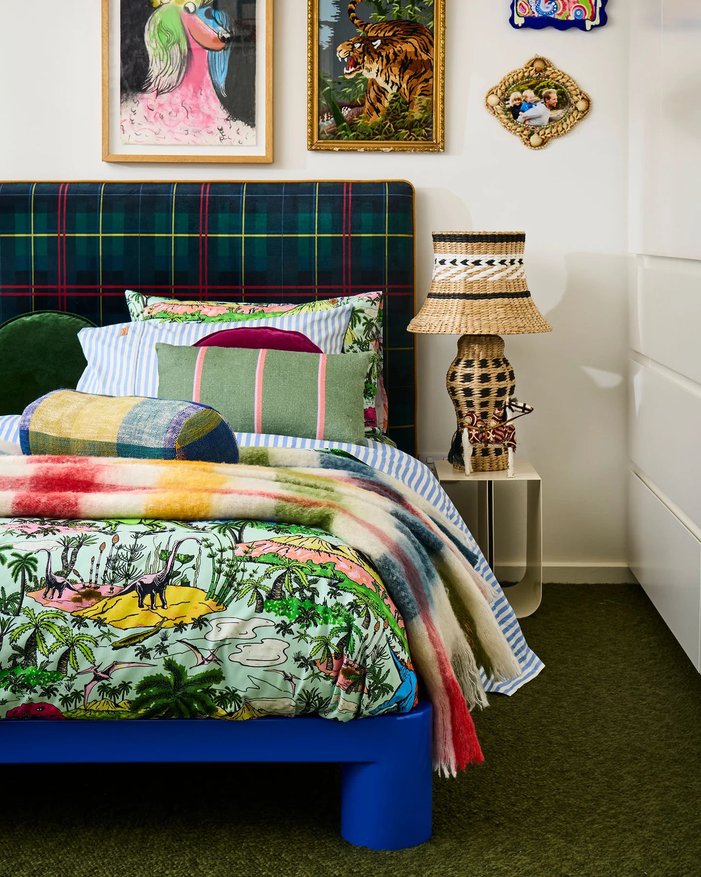 Kip & Co - Stripe Cushion Upholstery Rectangle Cushio - The Ivy Room Adelaide