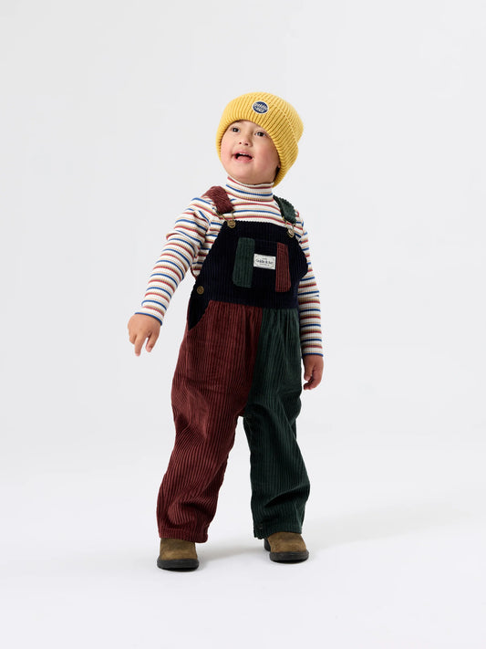 Goldie + Ace - Austin Corduroy Overalls / Colour Block
