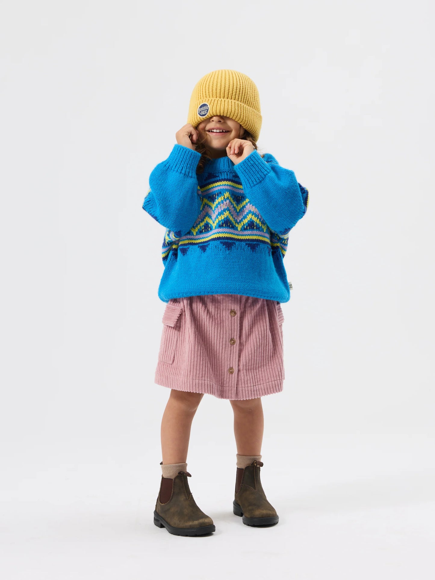 Goldie + Ace - Wool Beanie / Yellow