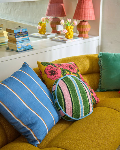 Kip & Co - Stripe Cushion Upholstery Square Cushion - The Ivy Room Adelaide