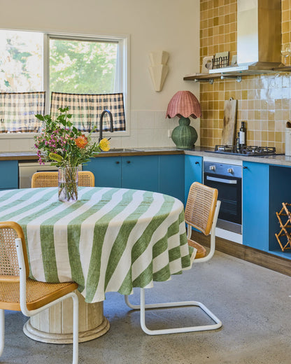 Kip & Co - Moss Stripe Tablecloth