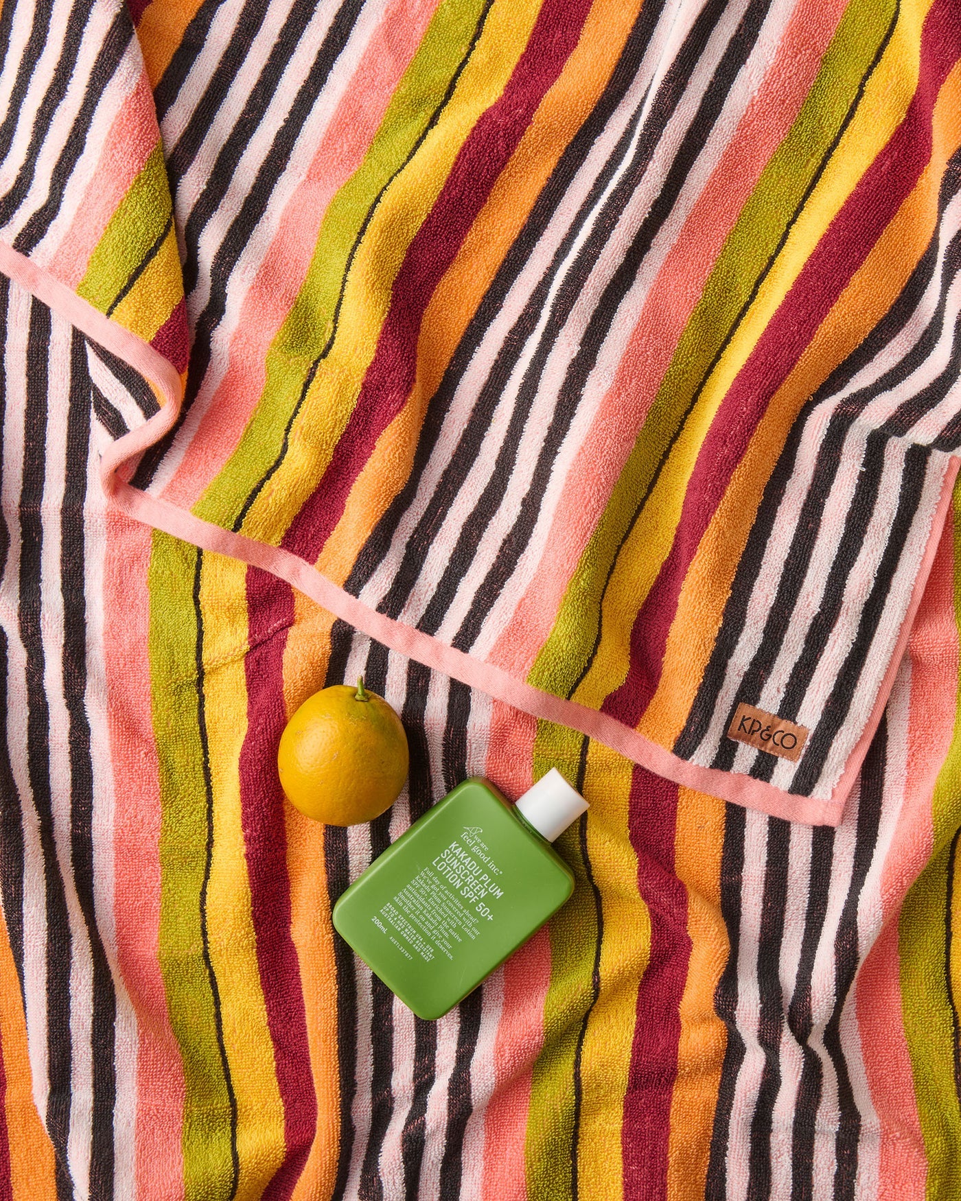 Kip & Co - Casablanca Stripe Terry Beach Towel