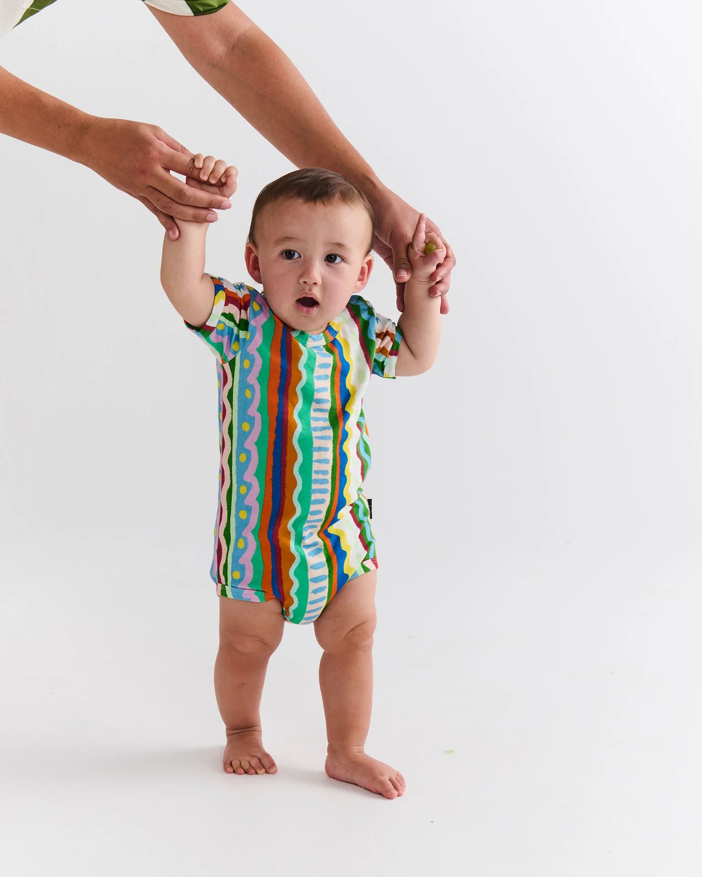 Kip & Co - Beach Patterns Organic Short Sleeve Romper