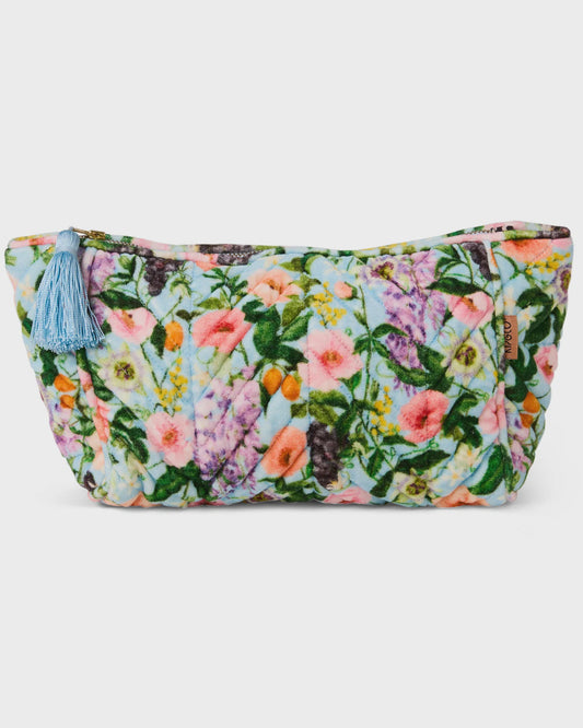 Kip & Co - Spring in the Air Velvet Toiletry Bag - The Ivy Room Adelaide