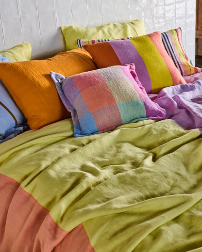 Kip & Co - Ponza Tartan Woven Cushion