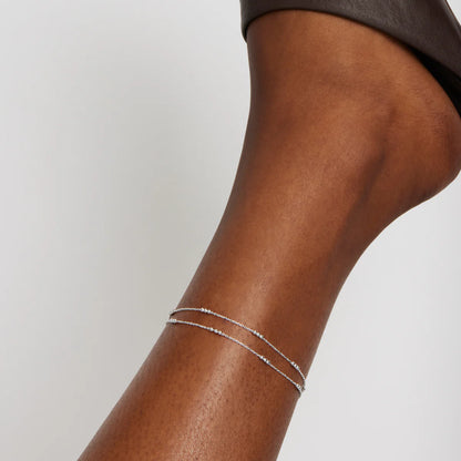 Najo - Halycon Anklet Silver - The Ivy Room Adelaide