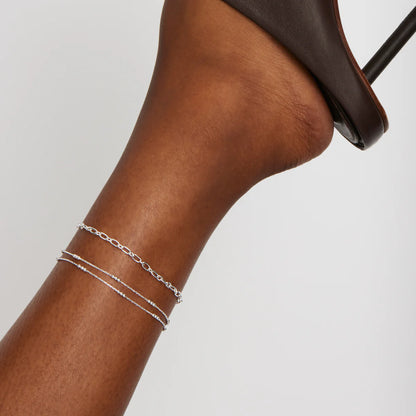 Najo - Halycon Anklet Silver - The Ivy Room Adelaide