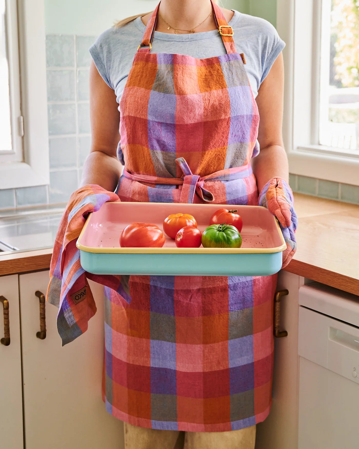 Kip & Co - Tutti Frutti Linen Tea Towel