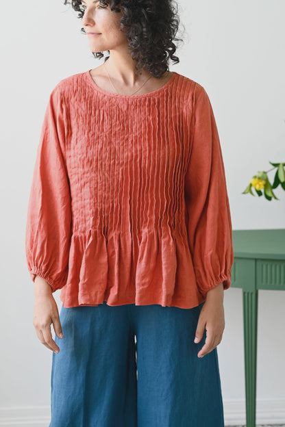 Lazybones - Amelia Top / Burnt Orange