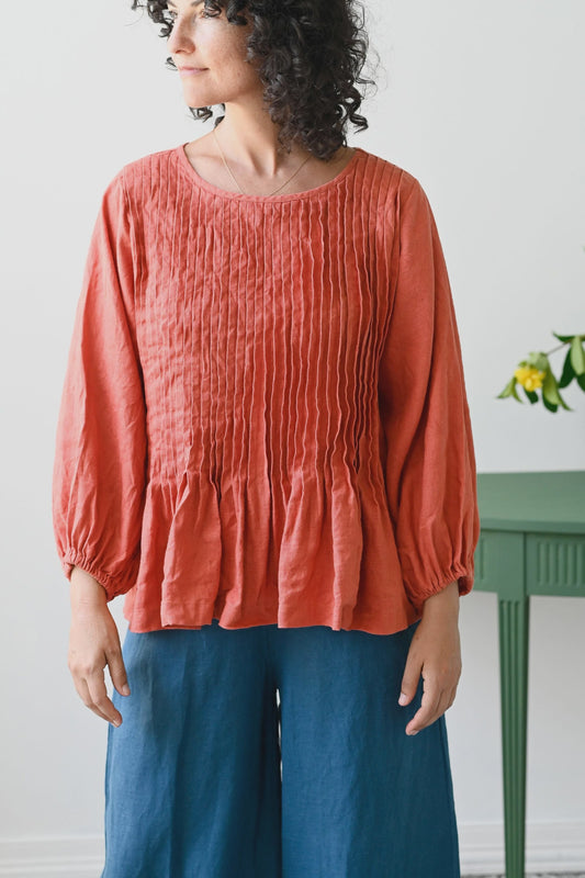 Lazybones - Amelia Top / Burnt Orange